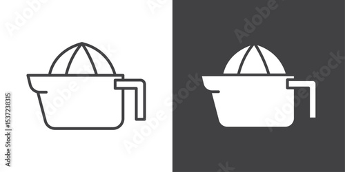 lemon squeezer ixon symbol illustration logo