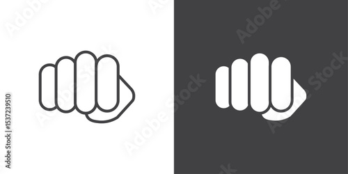 punch icon symbol illustration logo