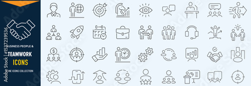 Team work and trust icon