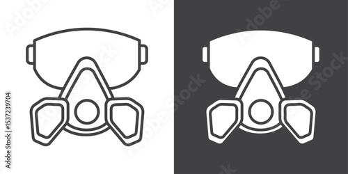 respirator icon symbol illustration logo