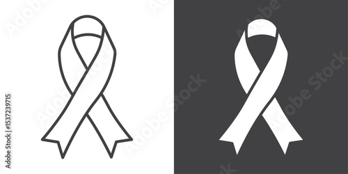 ribbon icon symbol illustration logo