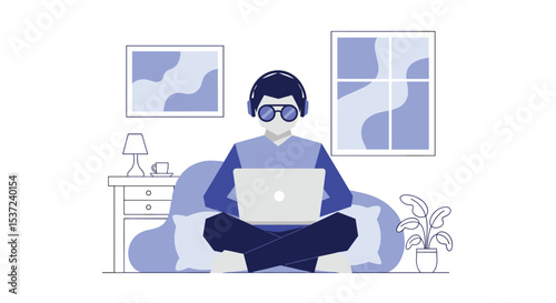 Remote Work Lifestyle Embracing Comfort and Focus in the Modern Digital Age Lifestyle