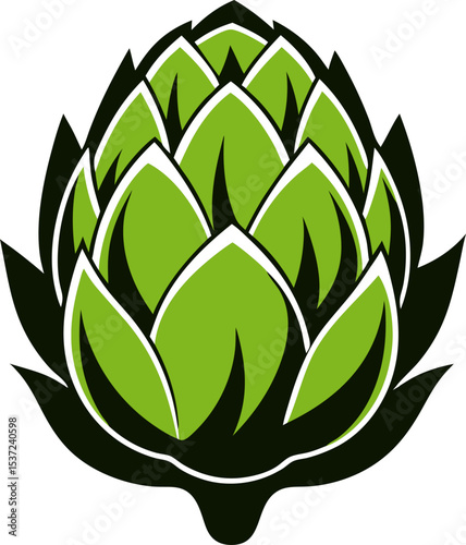 hand drawn vector illustration of a lotus flower
