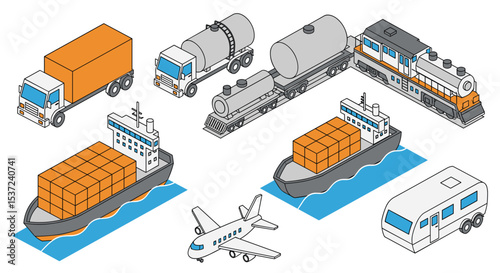 Goods Transportation System Transportation of Goods Transport Freight Forwarding Logistic Services Industry Technology
