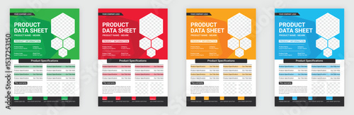 Technical Data Sheet layout template. Product Catalogue & modern a4 product catalog design template, Minimalist product brochure template design, A4 flyer, corporate flyer, business flyer, catalog