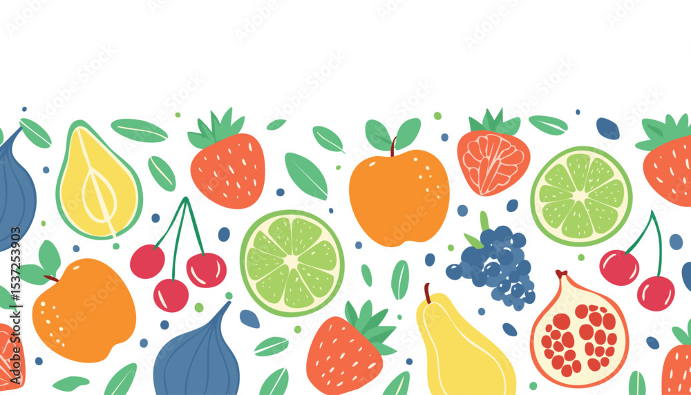 Hand drawn colorful fruits and berries. Trendy abstract minimal style. Natural tropical fruits. Fig, cherry, apple, peach, lemon, banana, avocado, pomegranate, pineapple, melon. Vector.colourful, Hand drawn colorful fruits and berries. Trendy abstract minimal style. Natural tropical fruits. Fig, cherry, apple, peach, lemon, banana, avocado, pomegranate, pineapple, melon. Vector.colourful,