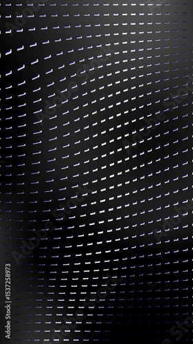Abstract blue metallic background with dotted grid and industrial texture design