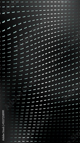 Futuristic blue abstract background with metallic grid texture and industrial mesh pattern