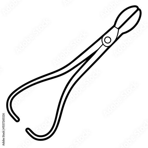 Medical Clamp Outline Icon