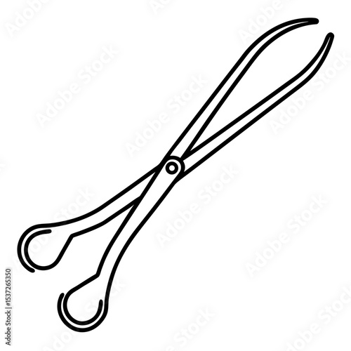 Medical Clamp Outline Icon