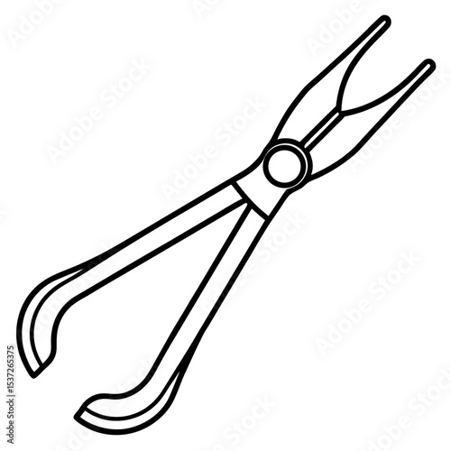 Medical Clamp Outline Icon