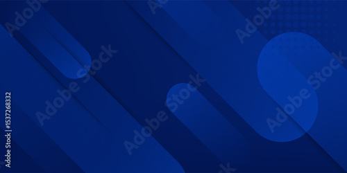 Bright blue dynamic abstract background with soft shadow diagonal lines business presentation banner sale event night party