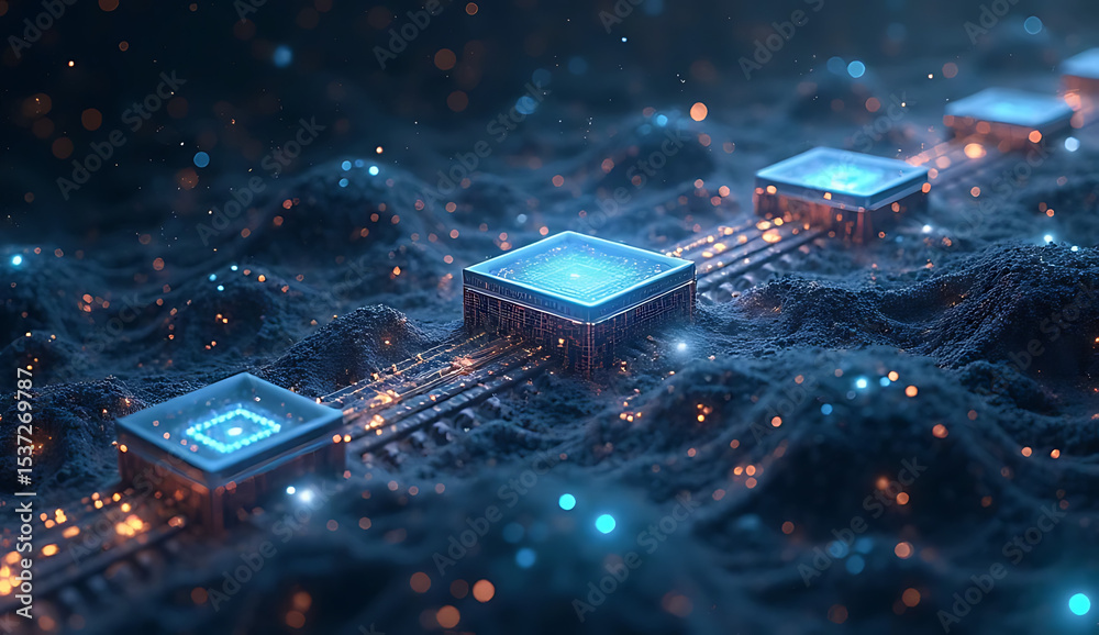 Fototapeta premium christmas tree in the night