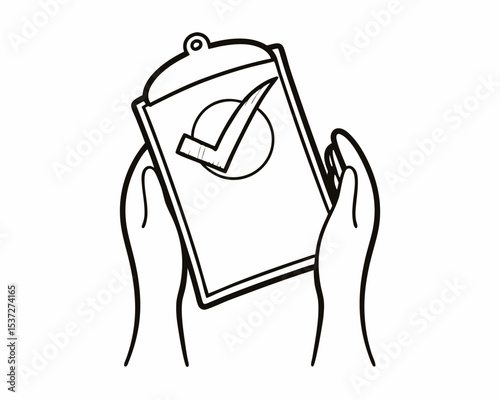 Animated reveal of a white checkmark icon in a green circle. Isolated on a white background.
