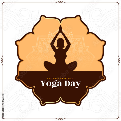 International Yoga day celebration beautiful background