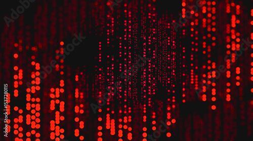 Wallpaper Mural Artificial intelligence code flow matrix data backgroud Torontodigital.ca