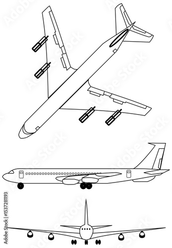 Boeing_707_3-view-svg vector file.svg