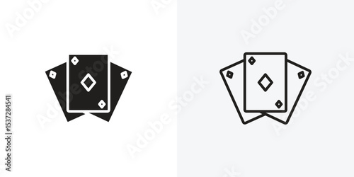 Playing cards icon