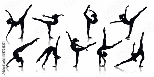 ballet dancer silhouettes
