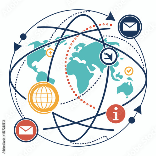 global communication concept