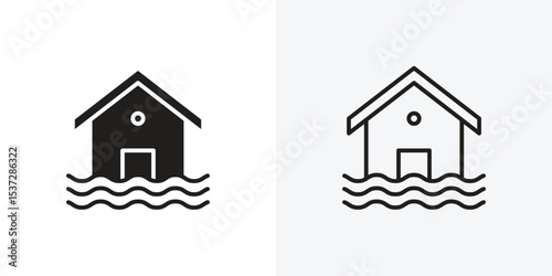 House flood icon