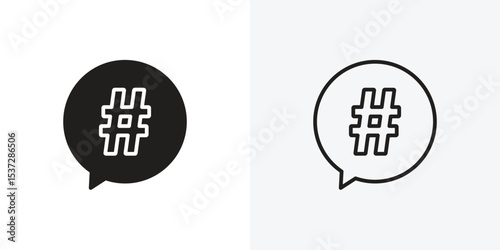 Hashtag icon