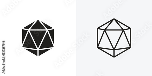 Dice d20 icon