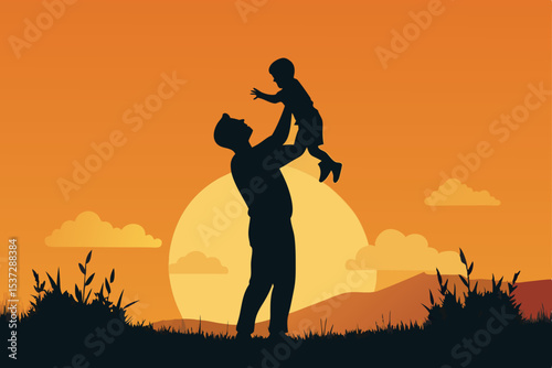 A lone woman's silhouette graces the vibrant sunset sky, embodying freedom in nature's embrace