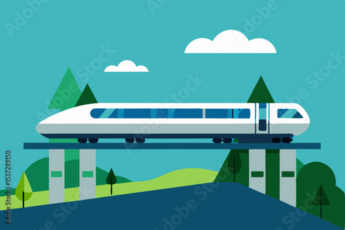 Vector illustrations depicting diverse modes of transport including passenger ships, trains, and cars for an ultimate travel journey