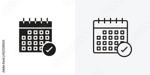 Calendar check icon