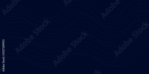 Modern wave curve abstract presentation background. Dark blue diagonal line pattern background. Vector template for digital luxury banner, invitation, voucher, certificate. Shiny moving lines design 