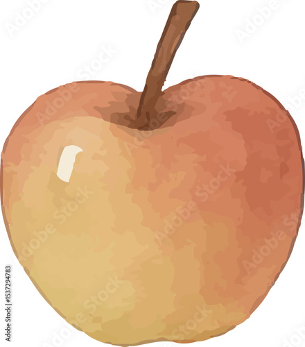 Crisp red apple, rich in fiber and antioxidants, ideal for adding a crunchy sweetness to fresh smoothies, with a vibrant color and healthy nutritional value