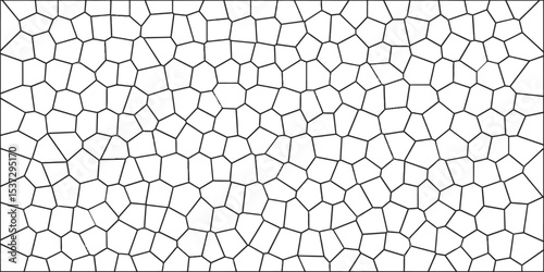 Cement kitchen decor & white marble bath floor. Retro tiles broken glass isolated crystalize terrazzo vintage vector. Crystal Voronoi Diagram Background for Website, Fabric Printing
