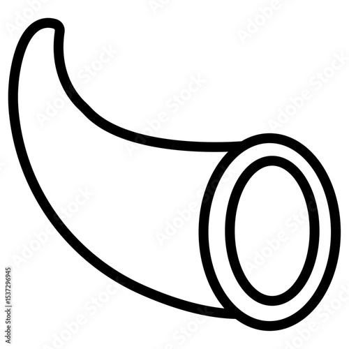 Cornucopia icon Thin line vector design