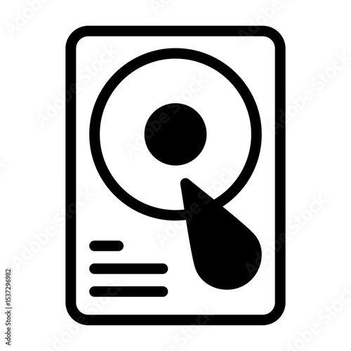 Hard Drive  Vector Icon