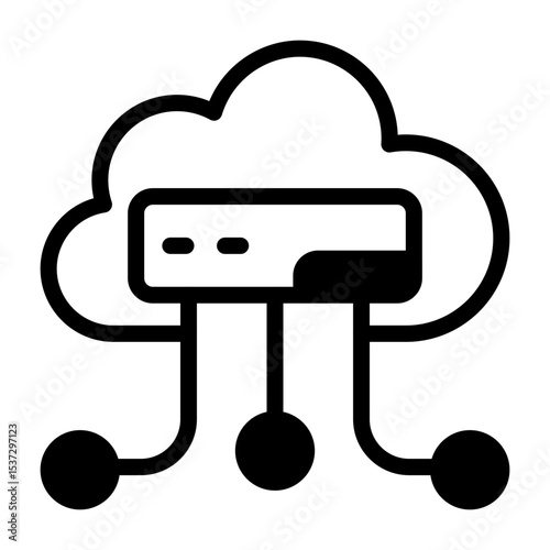 Web Hosting  Vector Icon