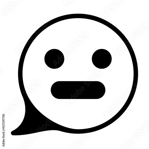 Message Emoji Vector Icon