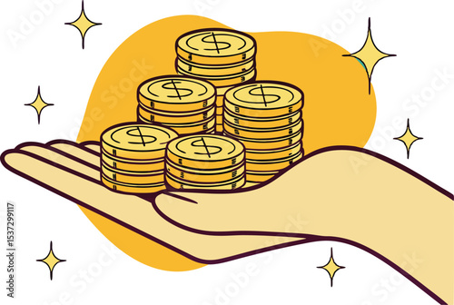 A Handful of Gold Coins: Prosperity and Financial Success