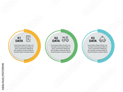 Office Infographic Template. Business, Office, Work and Finance Banner Vector
