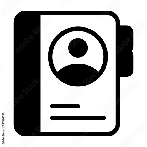 Contacts Vector Icon