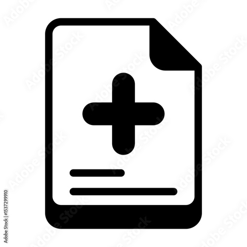 Add Document Vector Icon