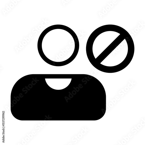 Block Contact Vector Icon
