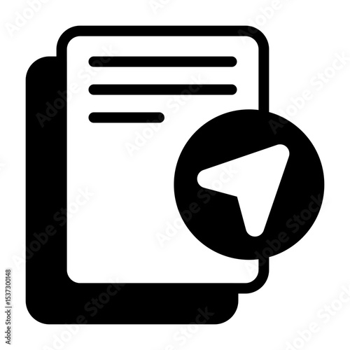 Share Document Vector Icon