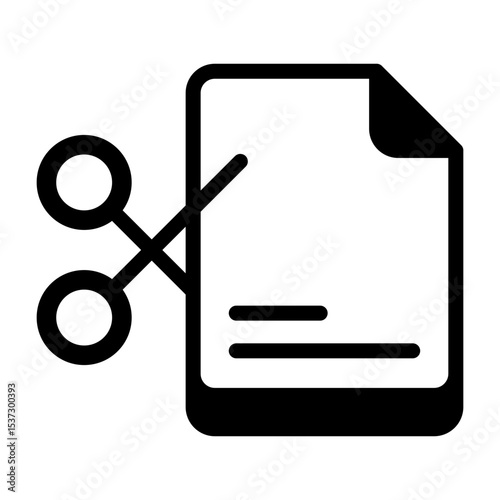 Cut Vector Icon