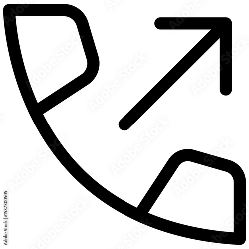rebound icon Thin line vector design