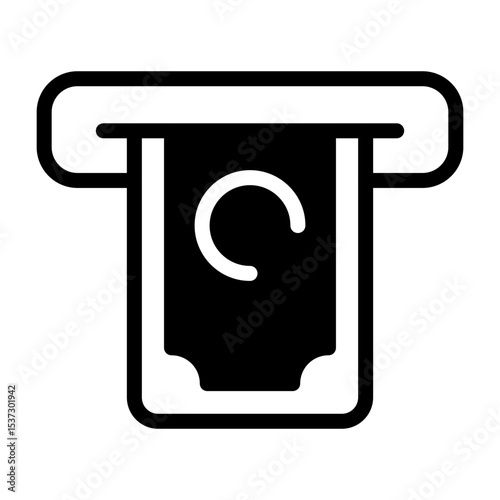 Cash With Drawal Vector Icon