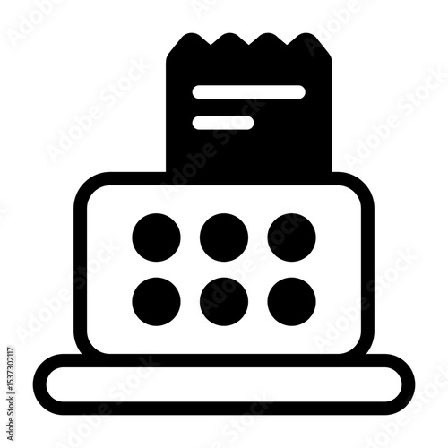 Till Payment Vector Icon