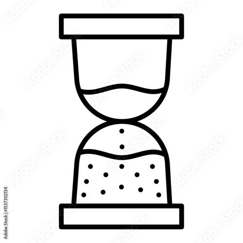Wait icon Thin line vector design