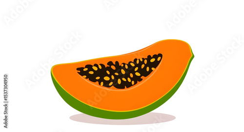 Papaya icon, Papaya vector, Papaya illustration, Whole papaya, Sliced papaya, Papaya half, Ripe papaya, Fresh papaya, Tropical fruit, Exotic fruit, Orange papaya, Yellow papaya, Green papaya, Papaya w