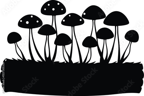 vector illustration of a mushroom